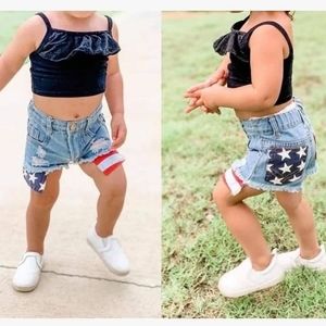 4th of July jean shorts